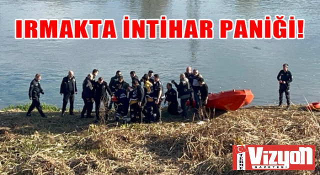 Irmakta İntihar Paniği!