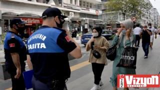 Samsun’da maske denetimi