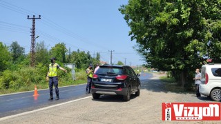 Terme Jandarmadan drone’lu trafik denetimi