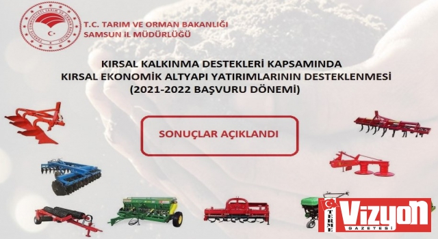 Kırsal Kalkınma Proje başvuruları açıklandı