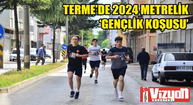 Terme’de 2024 metrelik ‘Gençlik Koşusu’