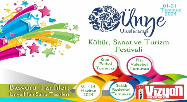 Ünye’de kültür, sanat ve turizm festivalinin 24’üncüsü düzenlenecek