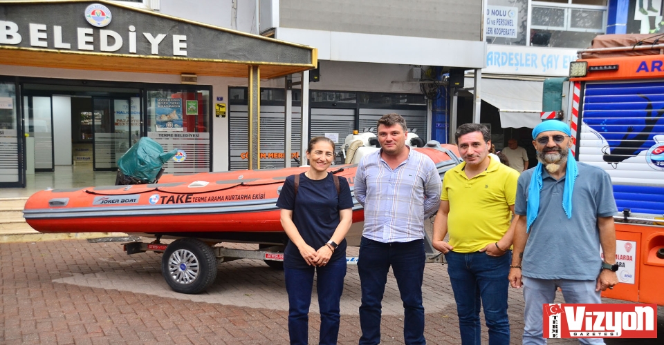TAKE’ye Samsun İtfaiyesi’nden büyük destek