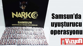 Samsun’da uyuşturucu operasyonu