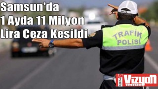 Samsun'da 1 Ayda 11 Milyon Lira Ceza Kesildi