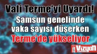 Samsun genelinde vaka sayısı düşerken Terme’de yükseliyor