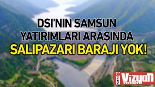 DSİ’nin Samsun yatırımları arasında Salıpazarı Barajı yok!