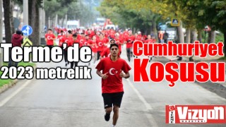 Terme’de 2023 metrelik Cumhuriyet Koşusu