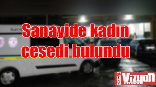 Sanayide kadın cesedi bulundu