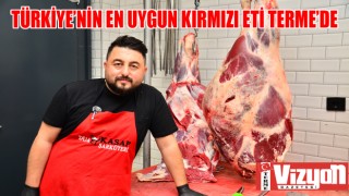 Türkiye’nin en uygun kırmızı eti Terme’de