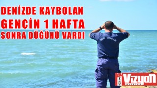 Denizde kaybolan gencin 1 hafta sonra düğünü vardı