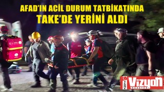 AFAD’ın acil durum tatbikatında TAKE’de yerini aldı