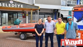 TAKE’ye Samsun İtfaiyesi’nden büyük destek